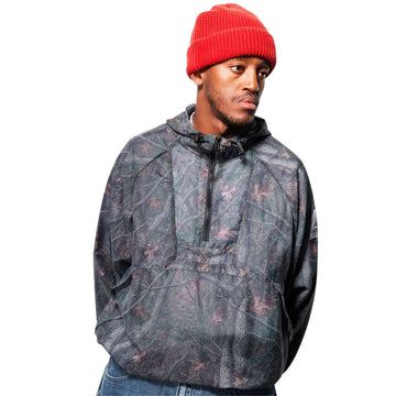 Butter Goods Fine Mesh Anorak Jacket - Forest Camo