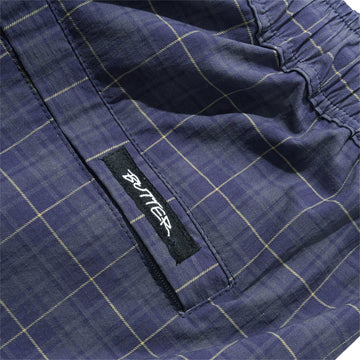 Butter Goods Main Shorts - Navy Plaid