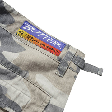 Butter Goods Cargo Shorts - Snow Camo