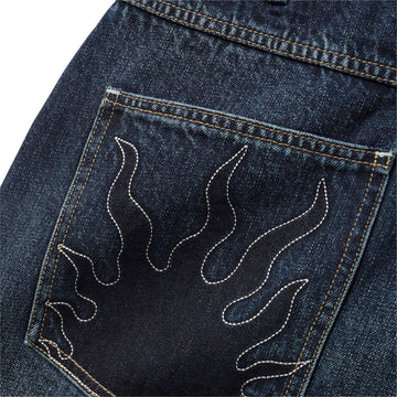 Butter Goods Solar Fade Denim Shorts - Blue Tint Ripple