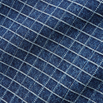 Butter Goods Big Grid Denim Shorts - Indigo