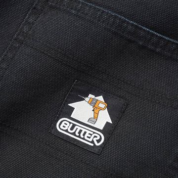 Butter Goods Work Shorts - Washed Black