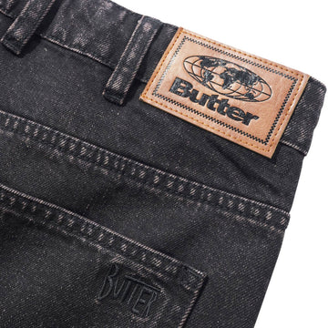 Butter Goods Straight Leg Denim Jeans - Tinted Black