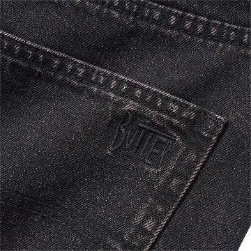 Butter Goods Straight Leg Denim Jeans - Tinted Black