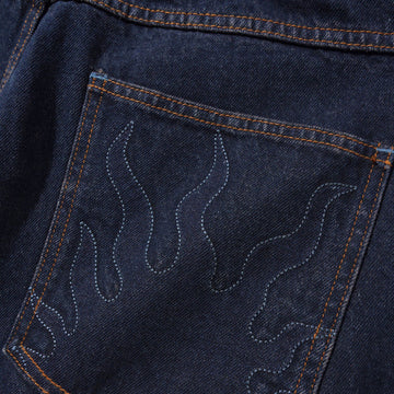 Butter Goods Solar Fade Denim Jeans - Tinted Dark Indigo