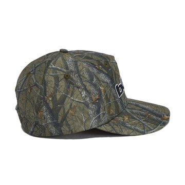 Butter Goods Warped 5 Panel Hat - Forest Camo