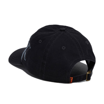 Butter Goods Solar 6 Panel Hat - Washed Black