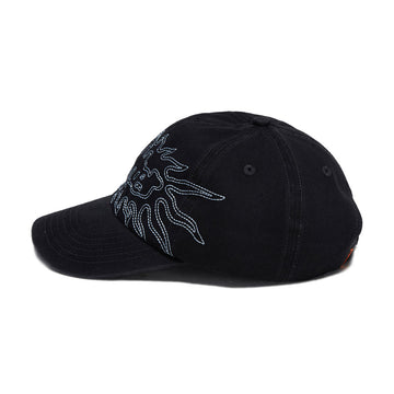 Butter Goods Solar 6 Panel Hat - Washed Black