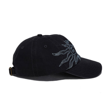 Butter Goods Solar 6 Panel Hat - Washed Black