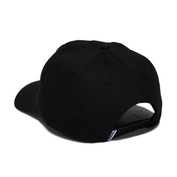 Butter Goods Collegiate 6 Panel Hat - Black