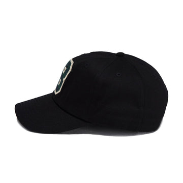 Butter Goods Collegiate 6 Panel Hat - Black