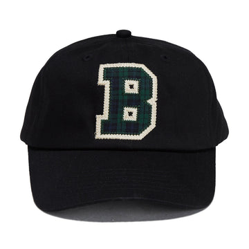 Butter Goods Collegiate 6 Panel Hat - Black
