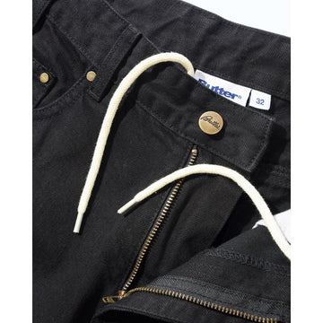 Butter Goods Wide Cut Denim Jeans - Flat Black