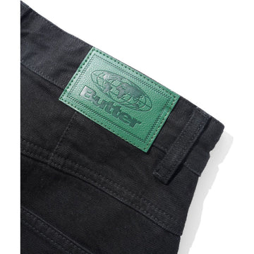 Butter Goods Wide Cut Denim Jeans - Flat Black
