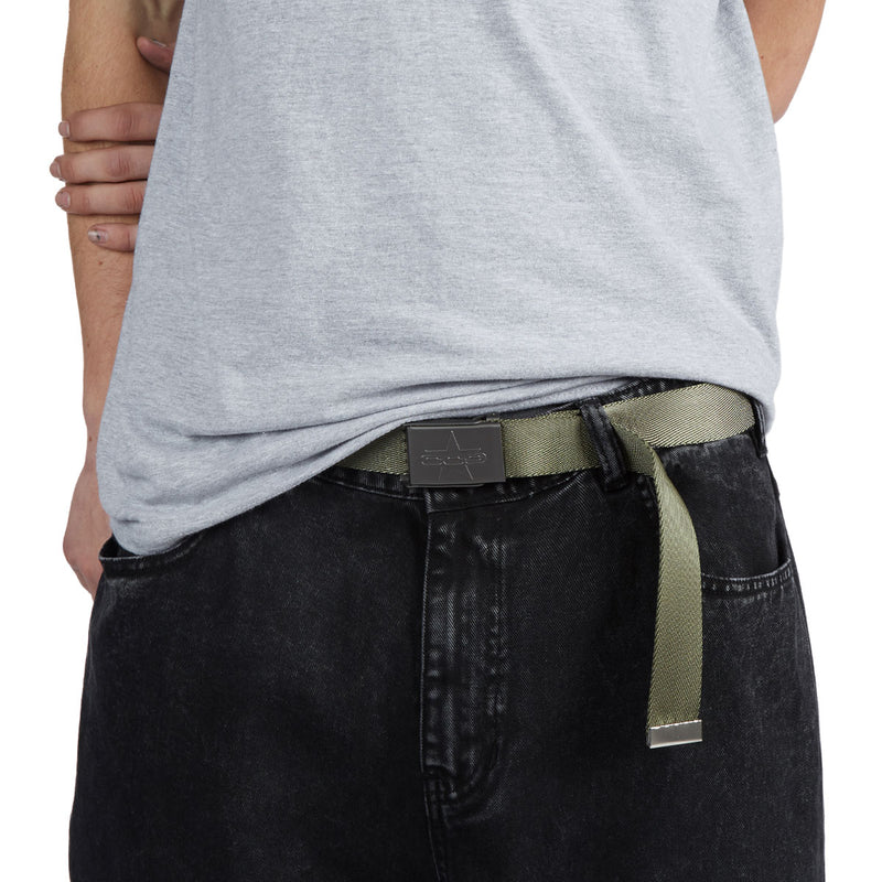 CCS Gunmetal 97 Star Web Belt - Olive