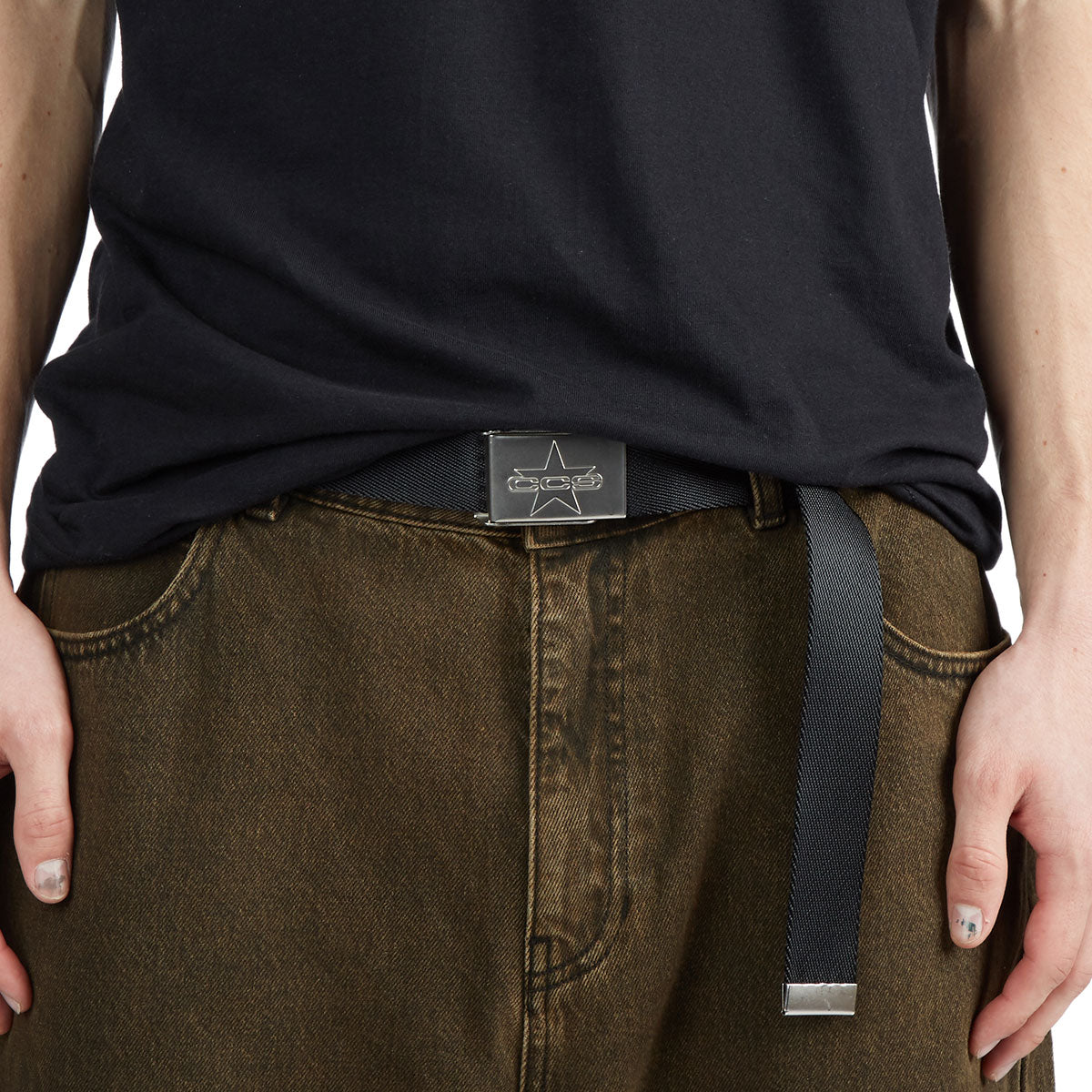 CCS Silver 97 Star Web Belt - Grey image 3
