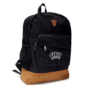 Baker Brand Logo Backpack - Black