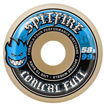 Spitfire F4 99d Conical Full Skateboard Wheels - 58mm