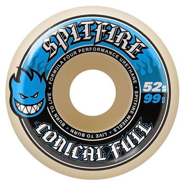 Spitfire F4 99d Conical Full Skateboard Wheels - 52mm