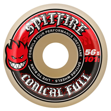 Spitfire F4 101d Conical Full Skateboard Wheels - 56mm