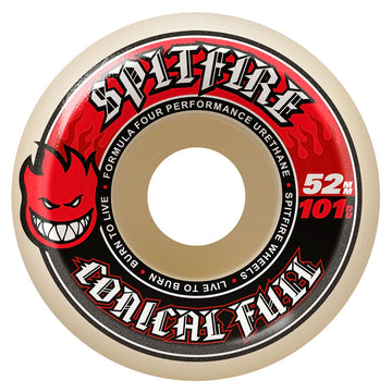 Spitfire F4 101d Conical Full Skateboard Wheels - 52mm