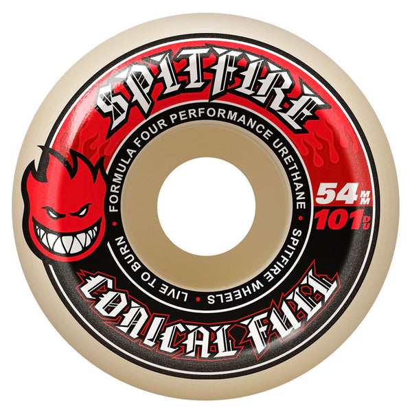 Spitfire F4 101d Conical Full Skateboard Wheels - 54mm – CCS