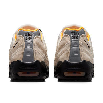 Nike SB Air Max 95 Shoes - Sail/Black/Laser Orange
