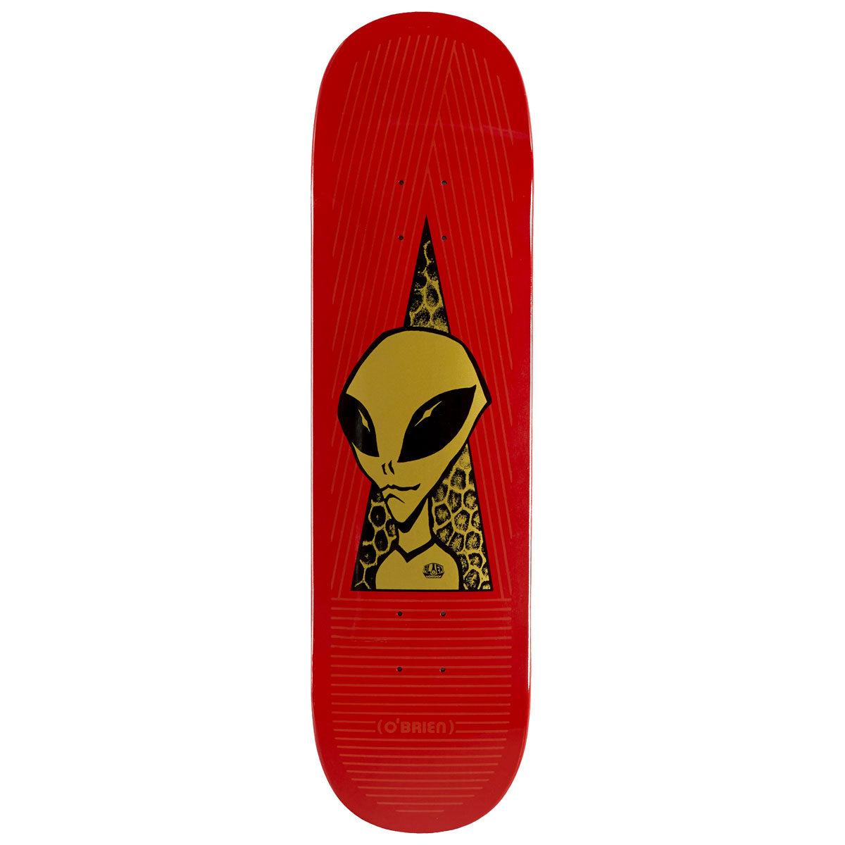 Alien Workshop OBrien Visitor Gold Skateboard Deck - Full Dip