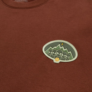Alien Workshop Iceage Crewneck Sweatshirt - Brown