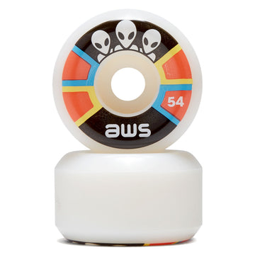 Alien Workshop Triad 97a Skateboard Wheels - White - 54mm