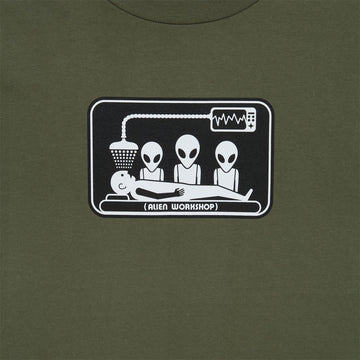 Alien Workshop Abduction T-Shirt - Fatigue Green