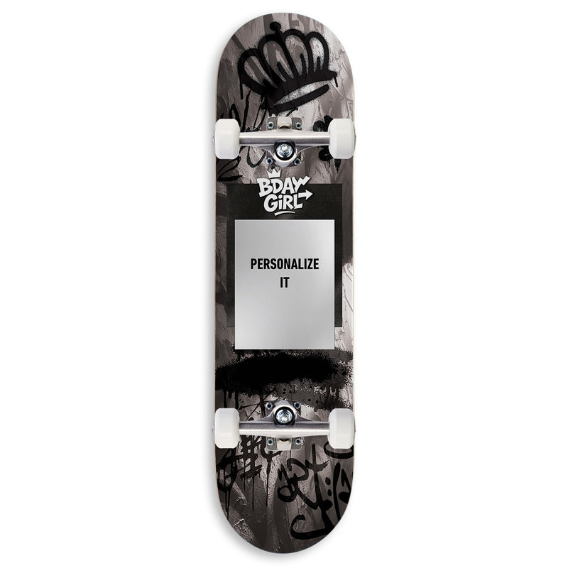 CCS Customs Birthday Skateboard Complete - Bday Girl - 8.50