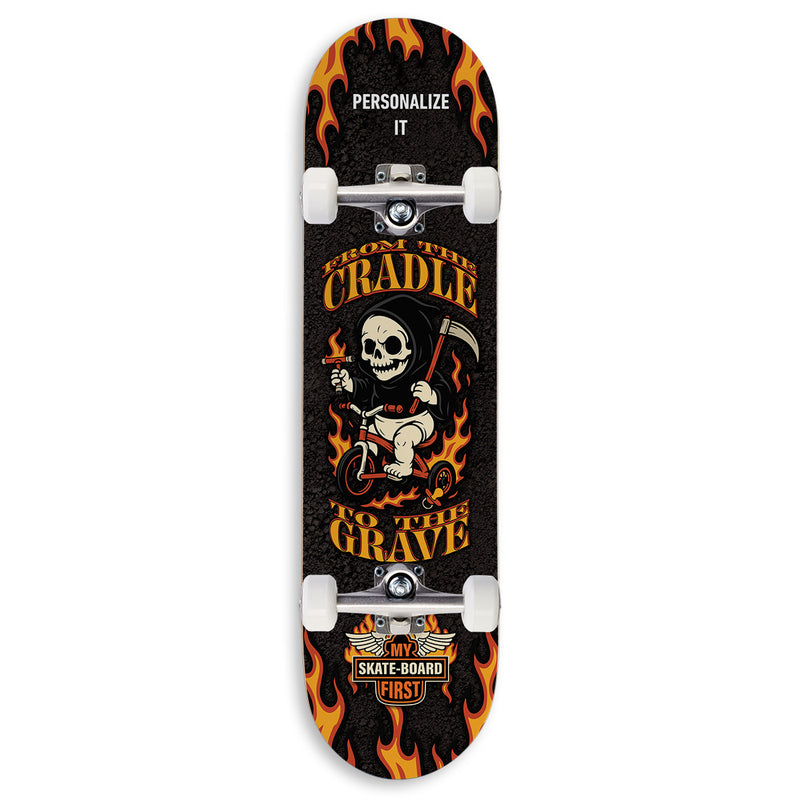 CCS Customs Birthday Skateboard Complete - Cradle 2 Grave - 7.75