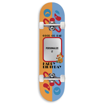 CCS Customs Birthday Skateboard Complete - Sad Clown - 8.00
