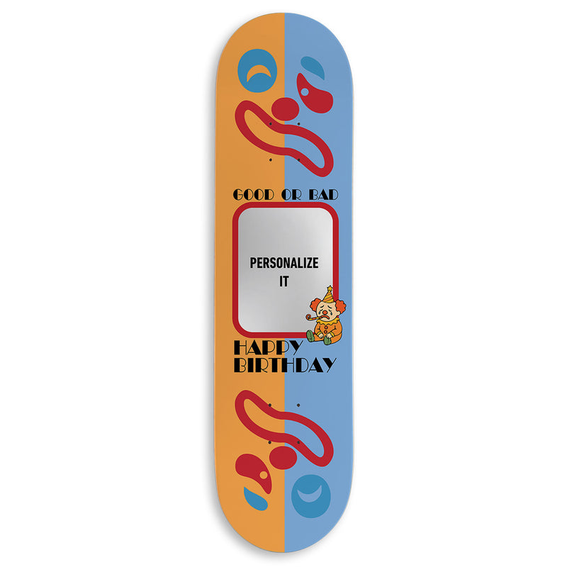 CCS Customs Birthday Skateboard Deck - Sad Clown - 8.00