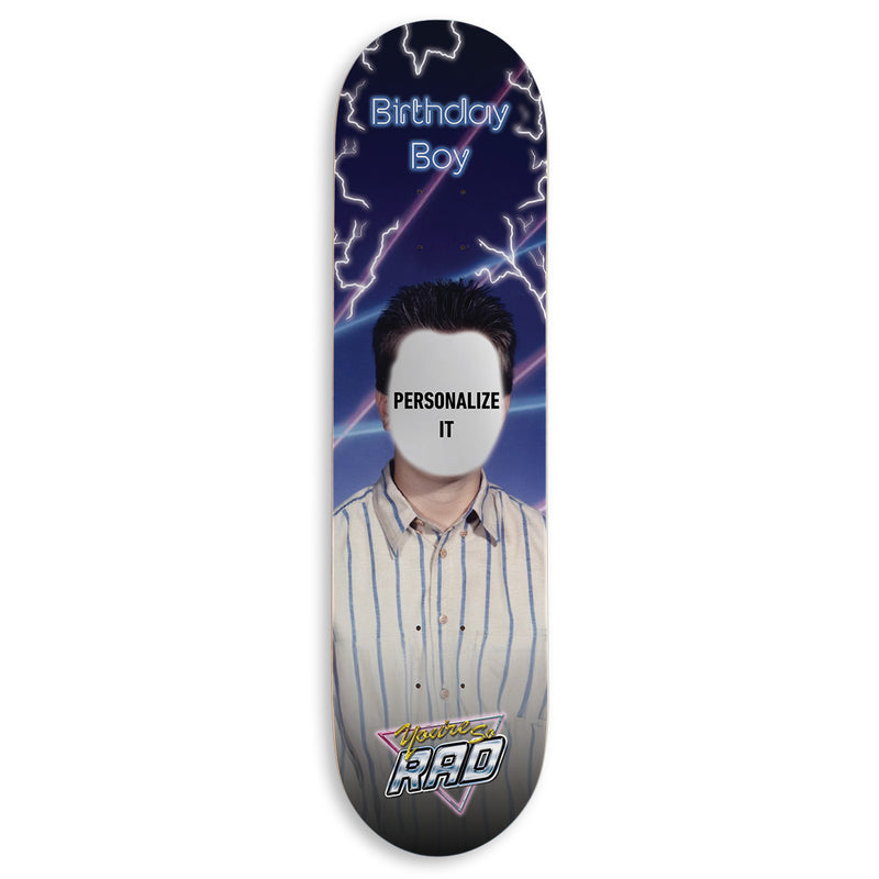 CCS Customs Birthday Skateboard Deck - School Photo Boy - 8.125