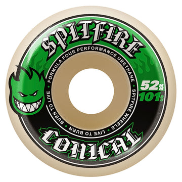 Spitfire F4 101d Conical Skateboard Wheels - 52mm