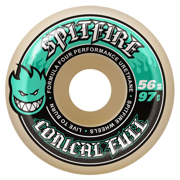 Spitfire F4 97d Conical Full Skateboard Wheels - 56mm