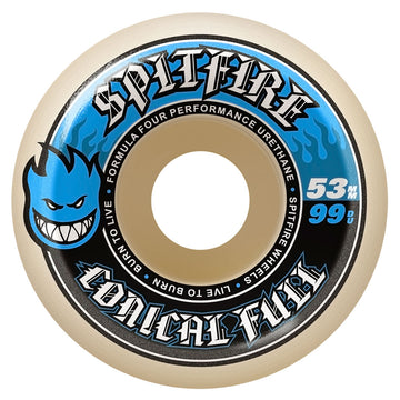 Spitfire F4 99d Conical Full Skateboard Wheels - 53mm