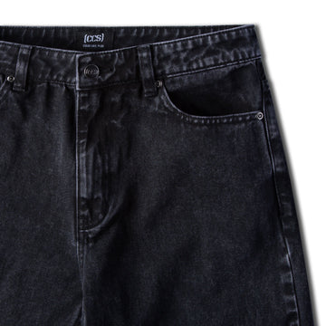 CCS Original Relaxed Denim Jeans - Acid Wash Black