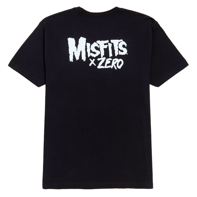 Zero x Misfits Fiend Skull T-Shirt - Black