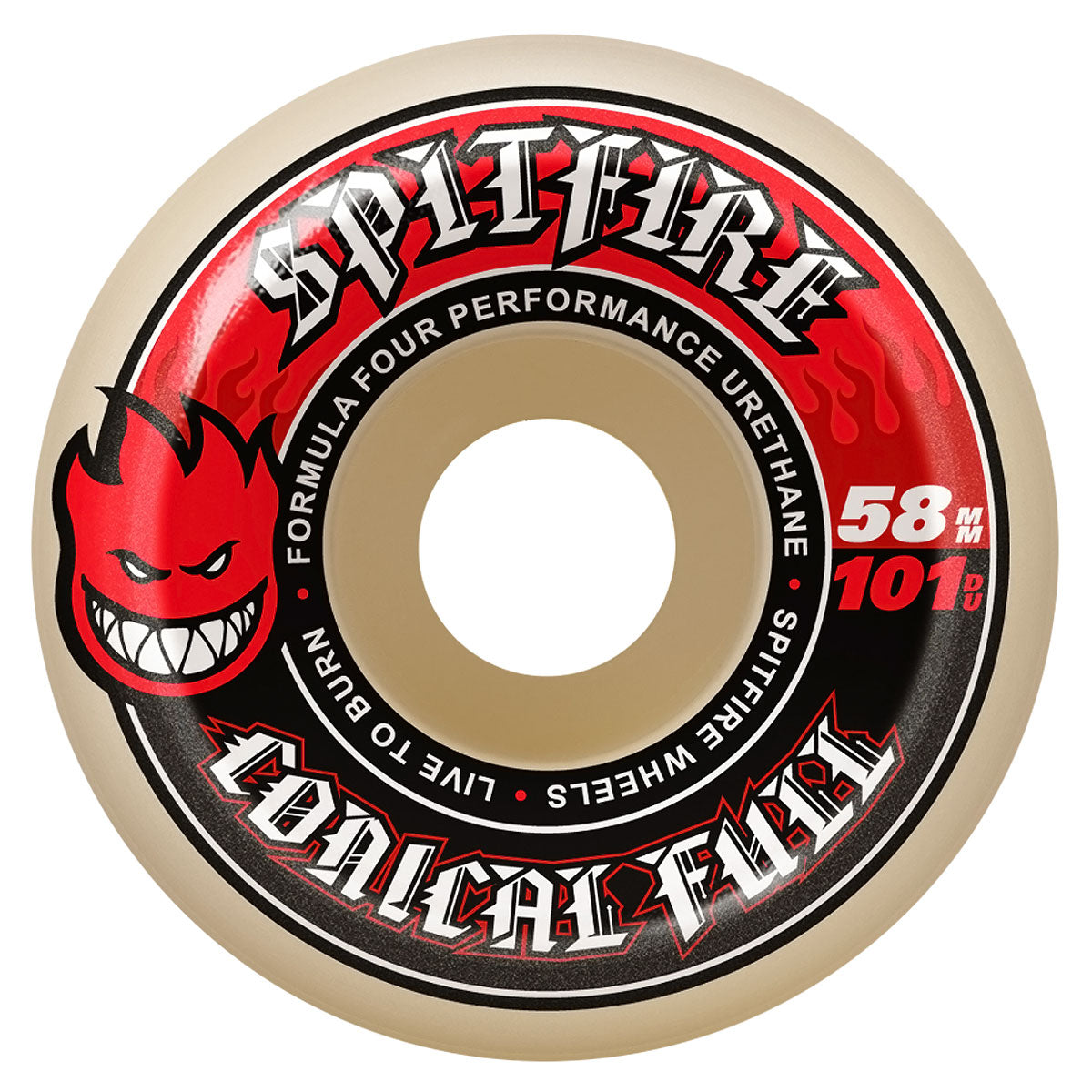 Spitfire F4 101d Conical Full Skateboard Wheels - 58mm – CCS