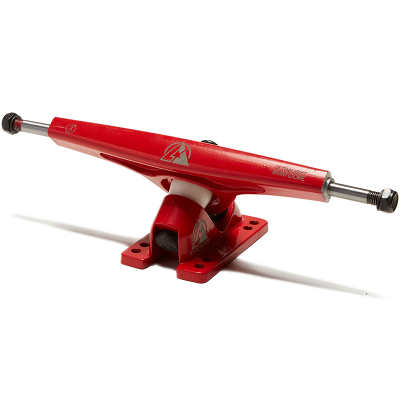 Atlas 180mm 8mm 48 Degree Ultralight Longboard Trucks - Red