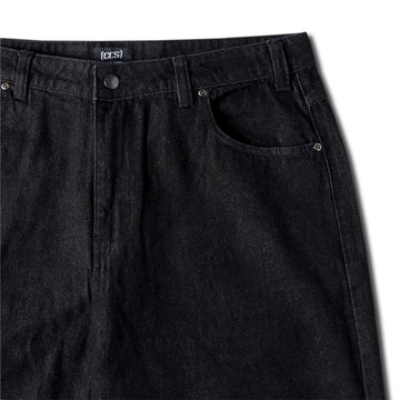 CCS Baggy Taper Denim Jeans - Black