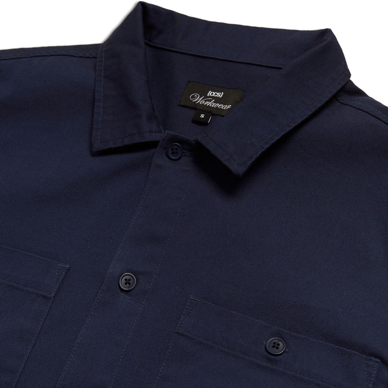 CCS Custom Embroidered Work Shirt - Navy