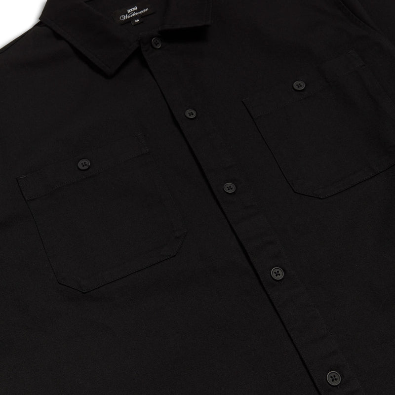 CCS Custom Embroidered Work Shirt - Black
