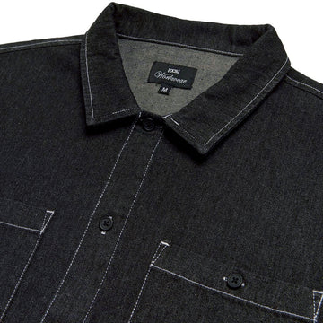 CCS Custom Embroidered Work Shirt - Black Denim