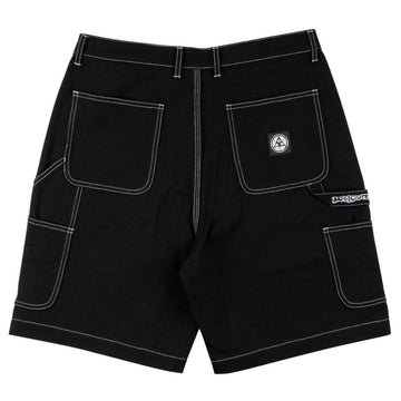 Welcome Brace Canvas Carpenter Shorts - Black