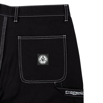 Welcome Brace Canvas Carpenter Shorts - Black
