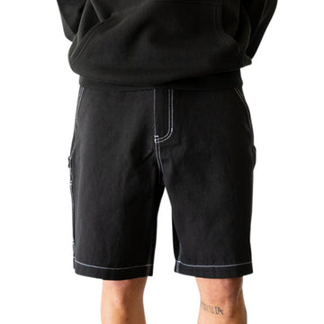 Welcome Brace Canvas Carpenter Shorts - Black
